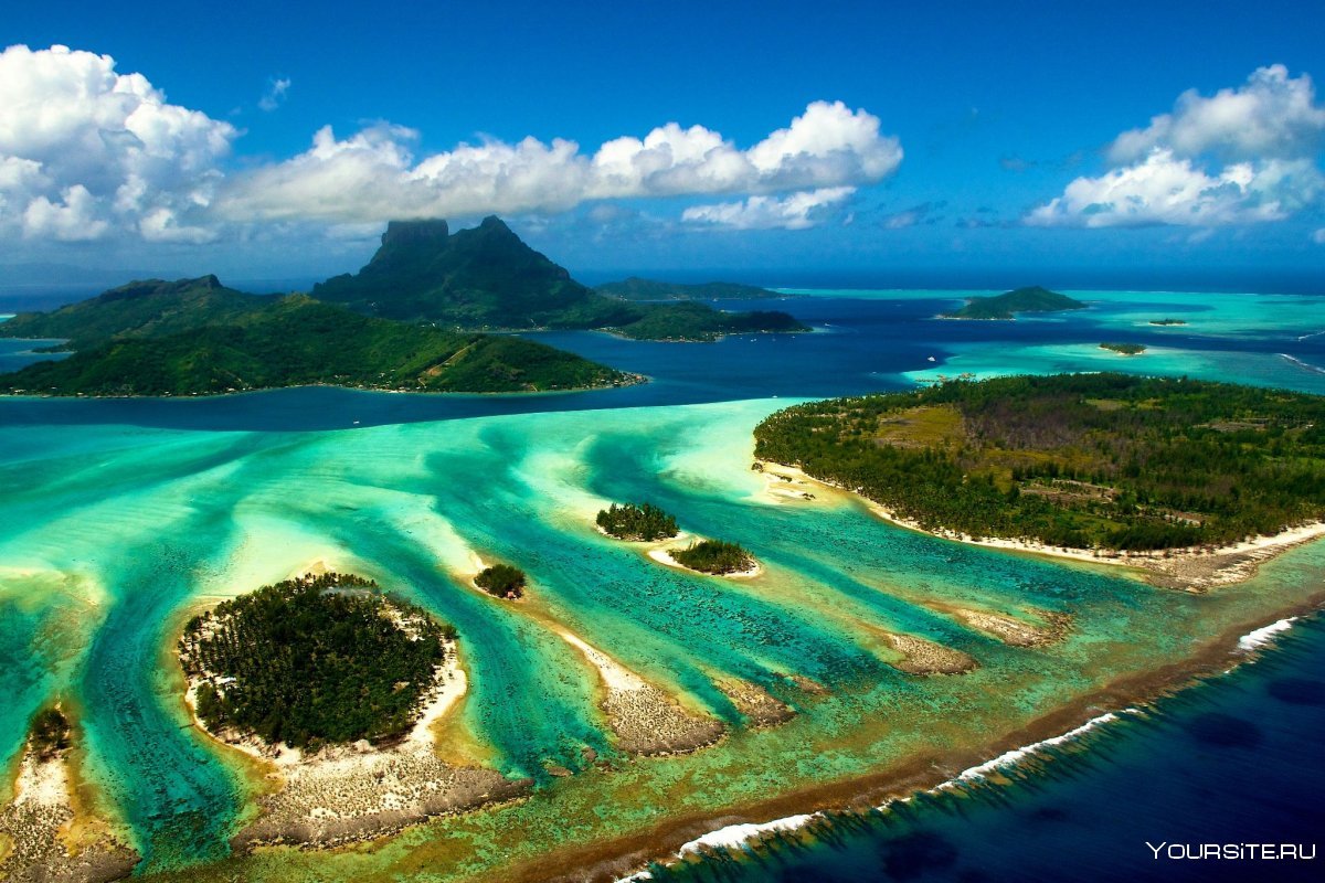 Лагуна Бора-Бора, французская Полинезия