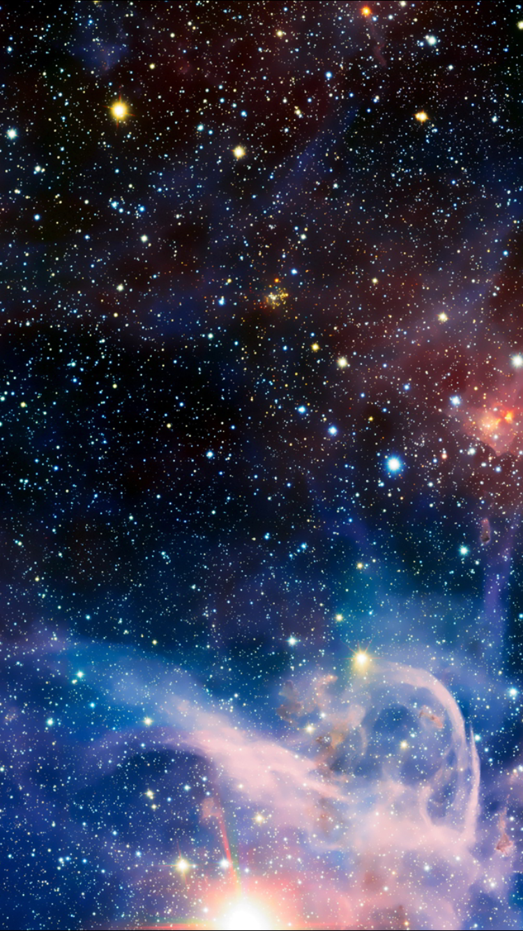 Звезды и космос вертикальная