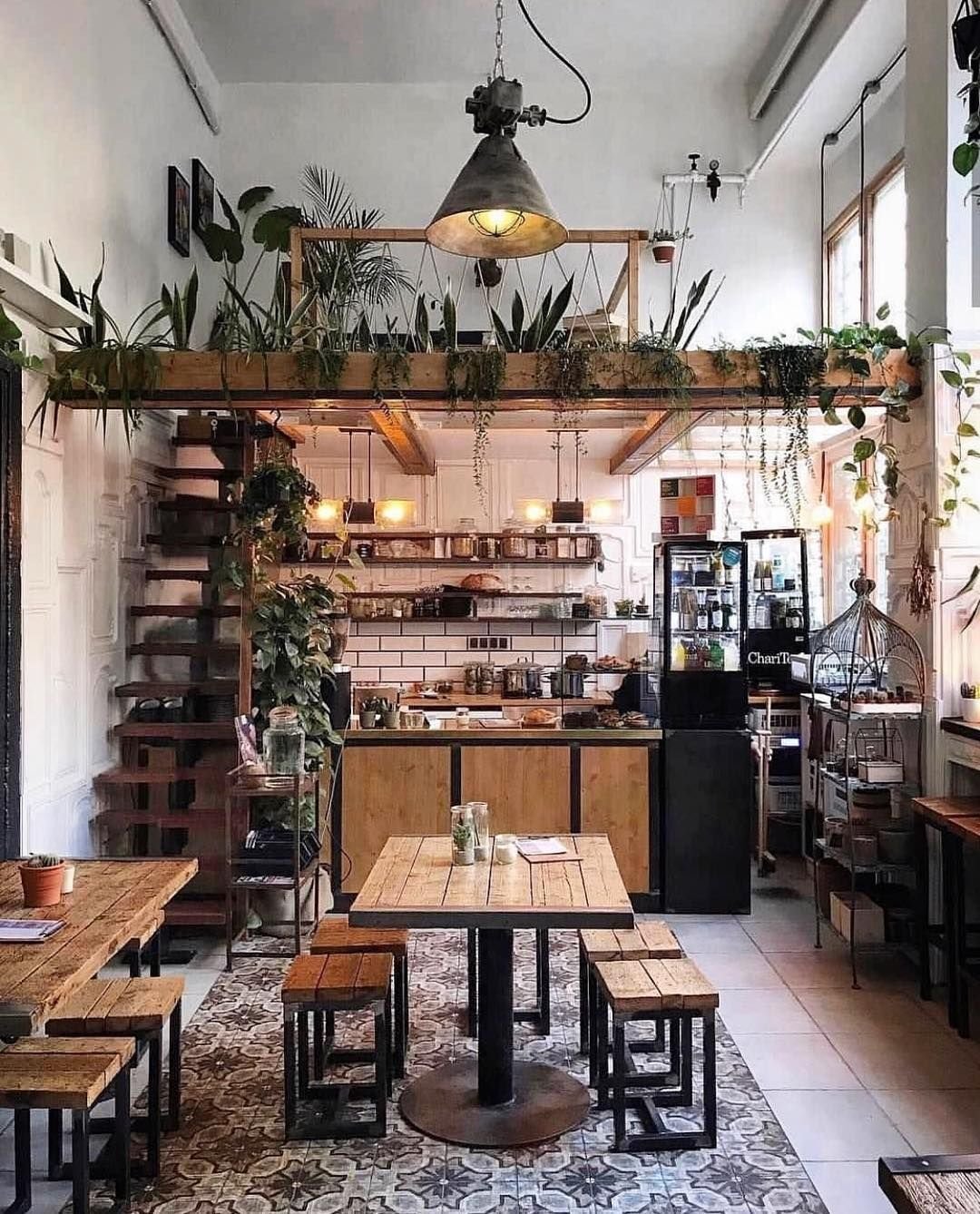 Кафе в стиле бохо