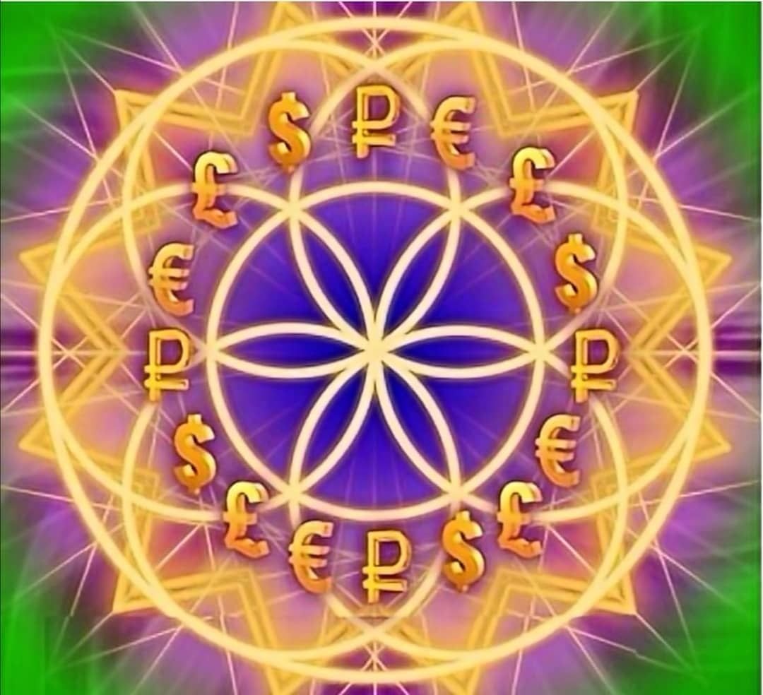 Мандала на богатство удачу и богатство на деньги