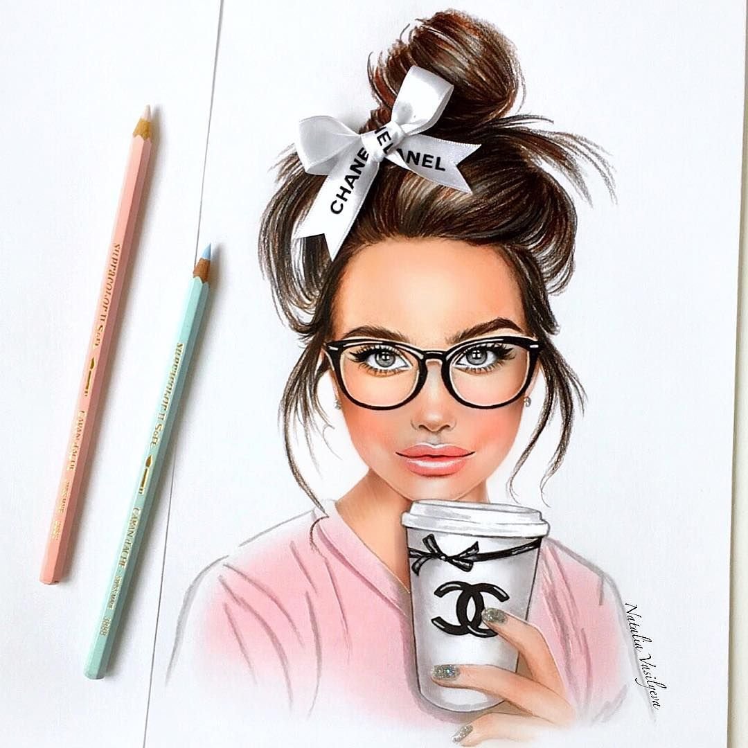 Скетчинг девочка