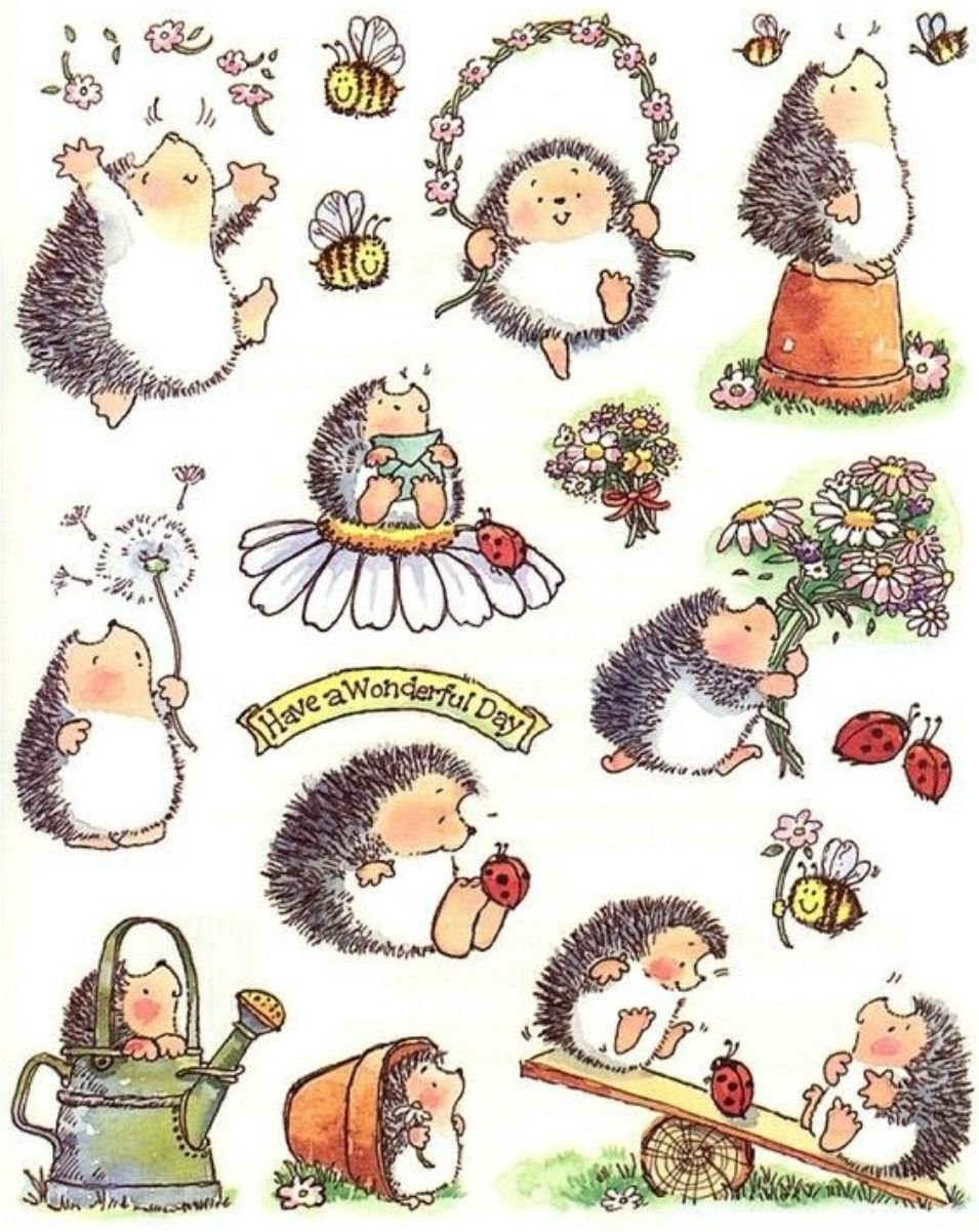 Наклейка еж