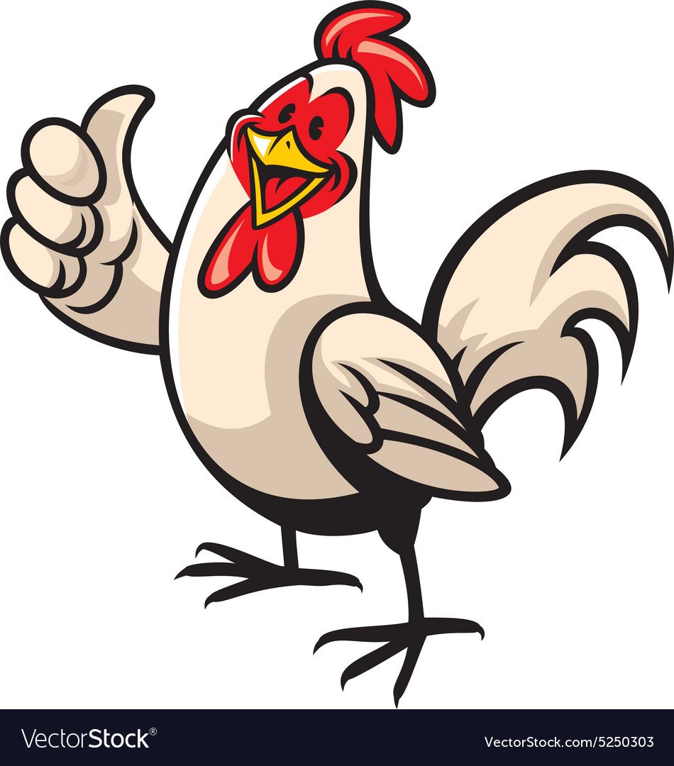 Курица показывает класс