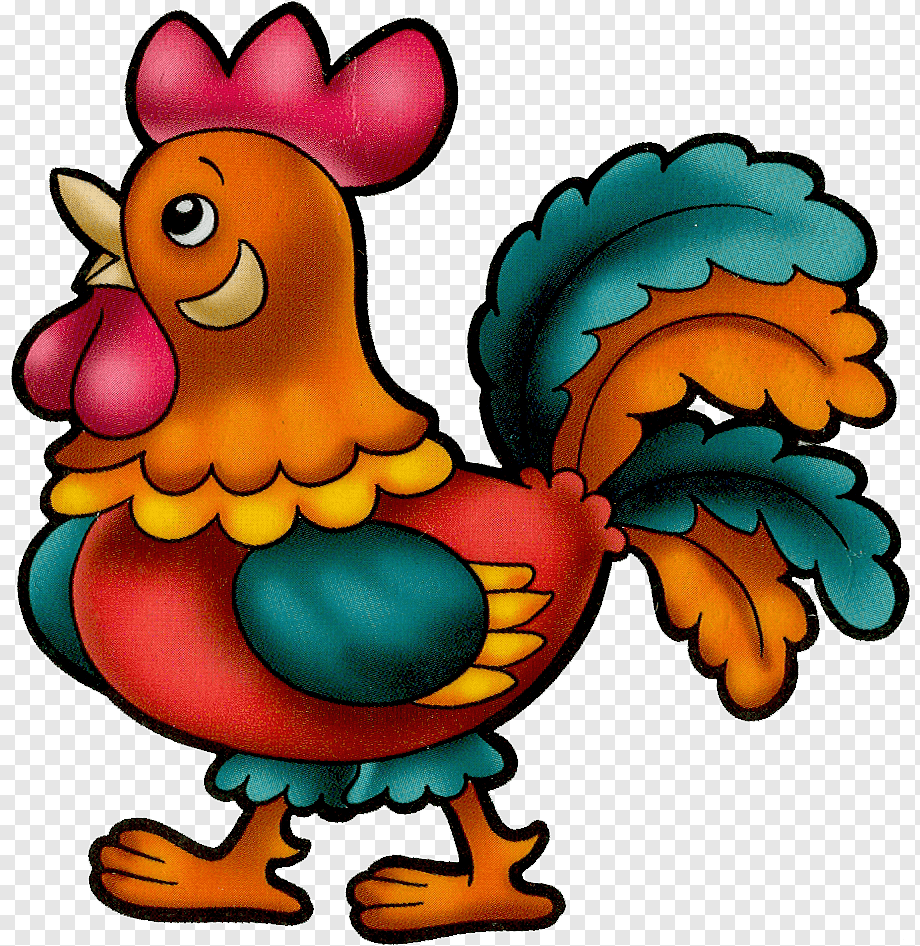 Петух мультяшный