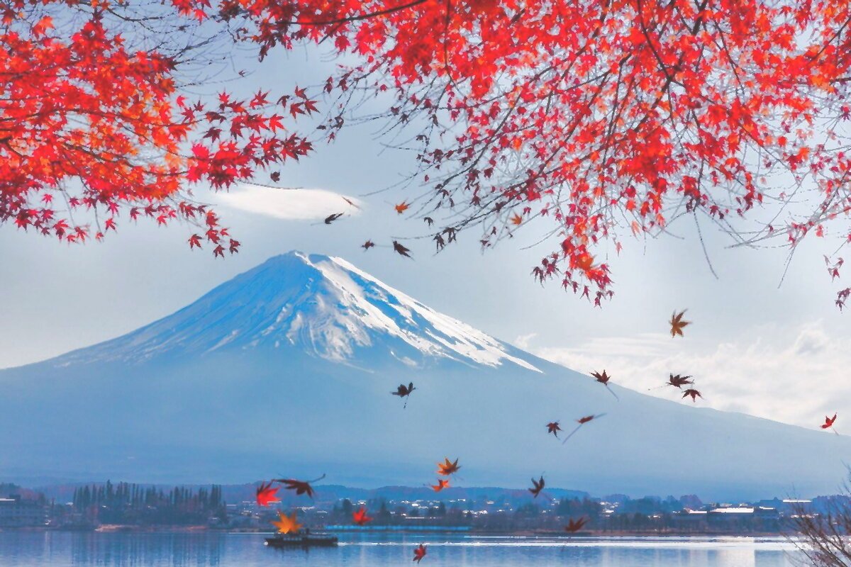 Гора Фудзи в Японии