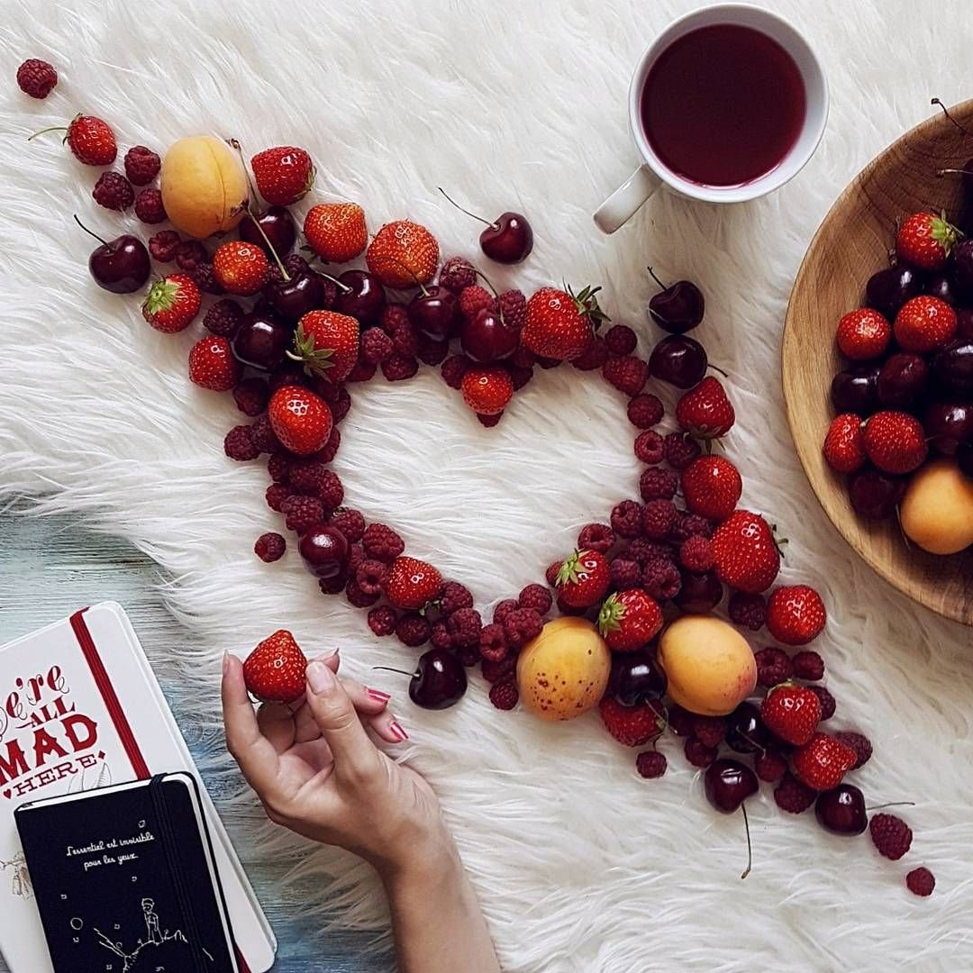 Утро кофе ягоды