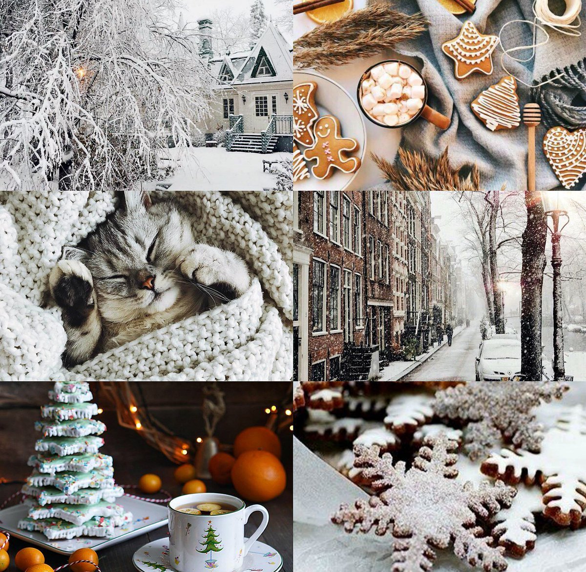 Зимний коллаж