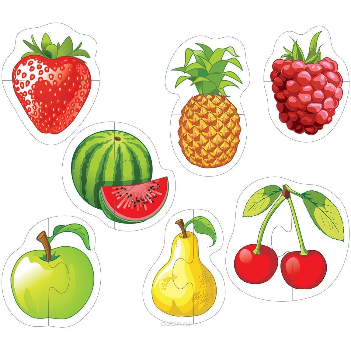 Карточки с предметными картинками для дошкольников