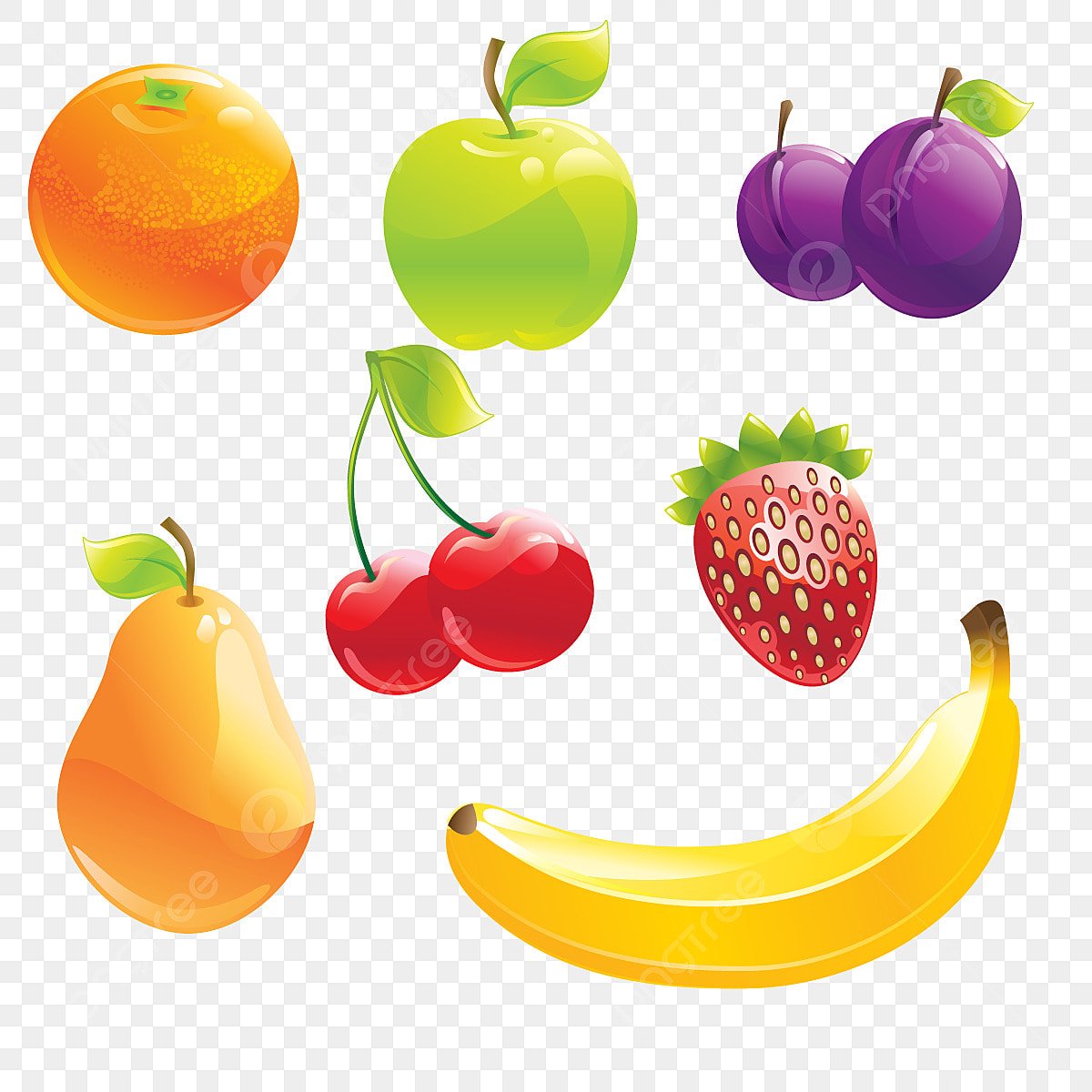 Трафареты фруктов для компота