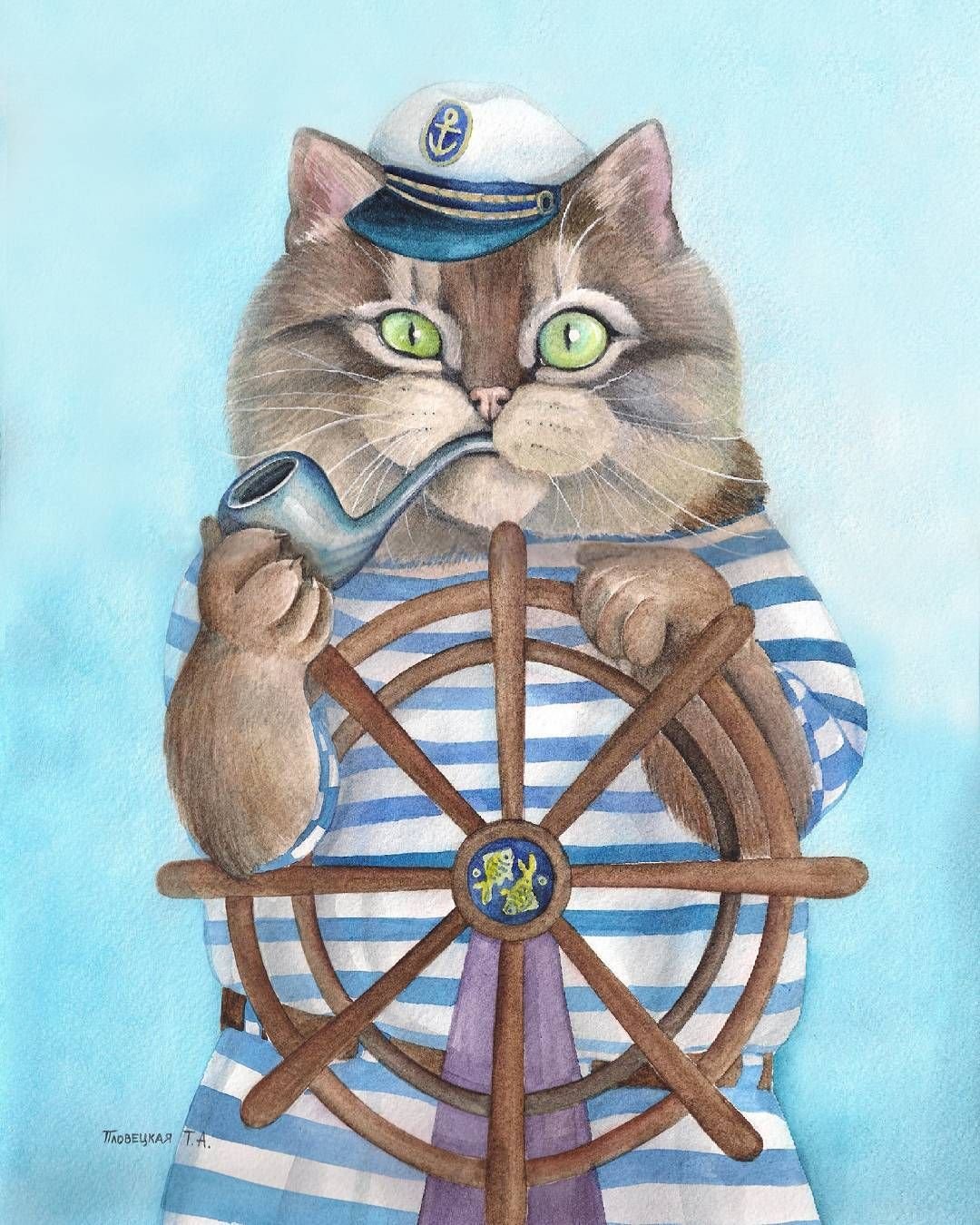 Пловецкая Татьяна художник бульдог