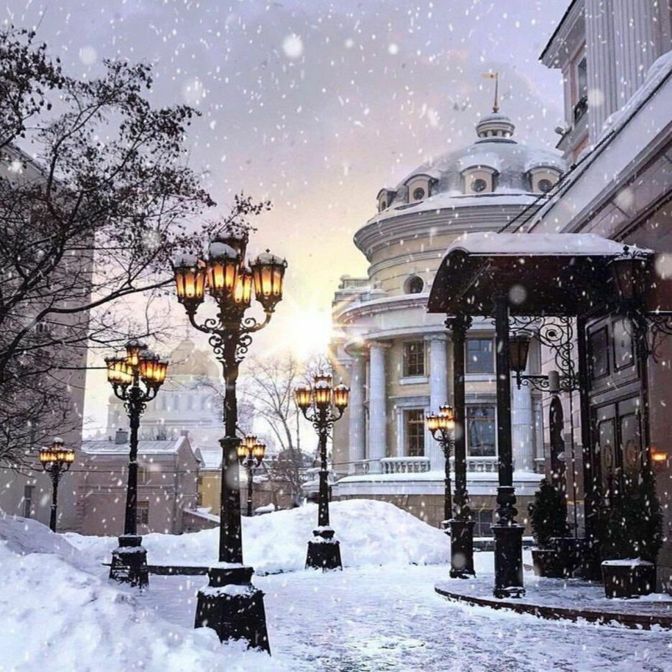 Снежный город