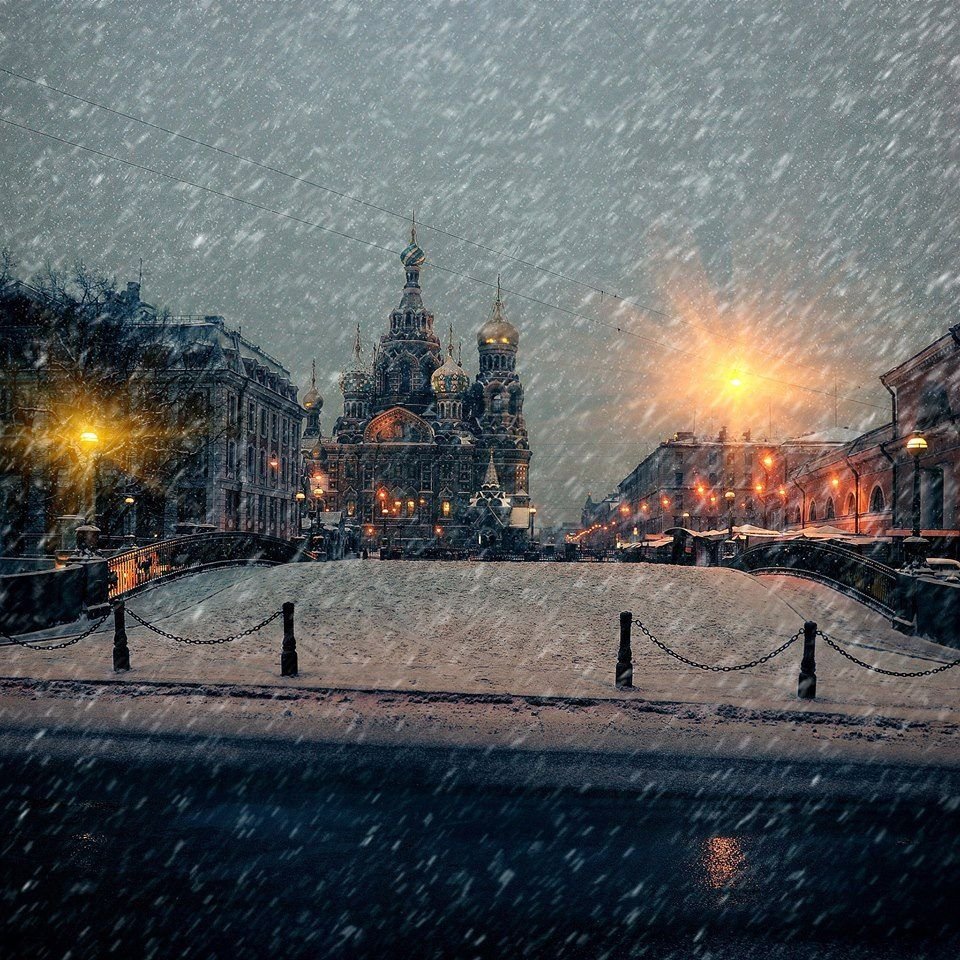 Алексей Бутырский художник картины Питер зимой