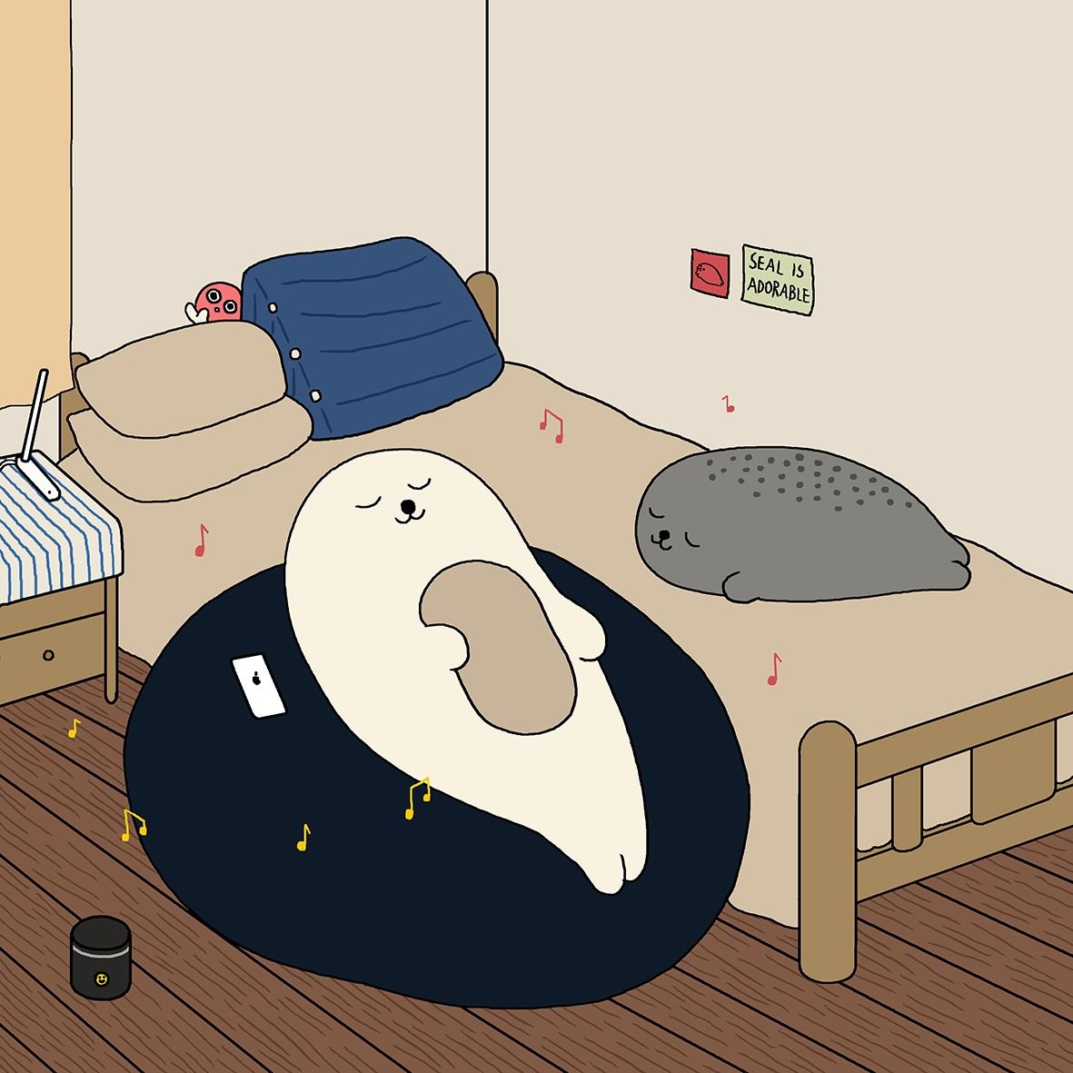 Ленивый тюлень