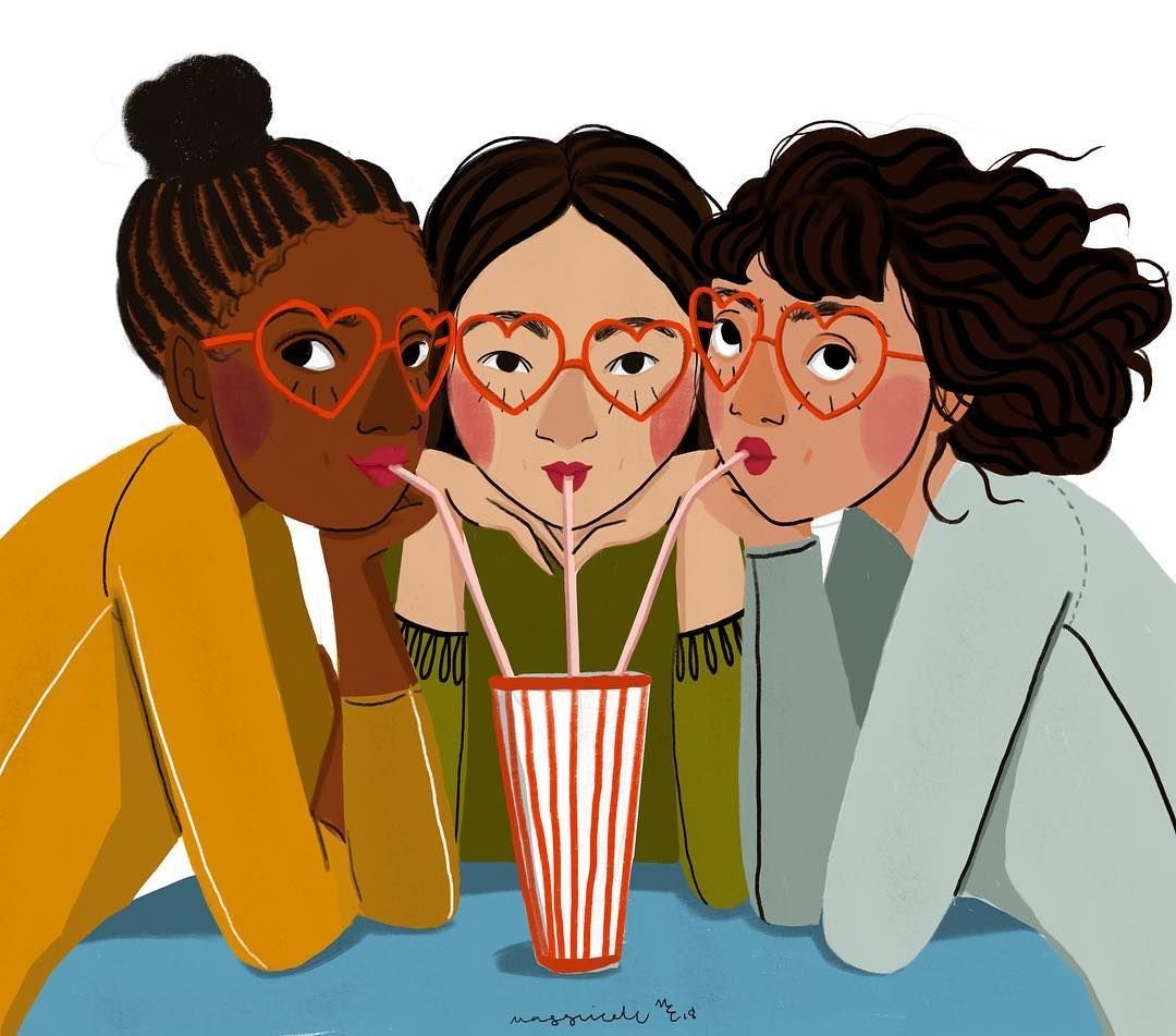 Встреча друзей арт