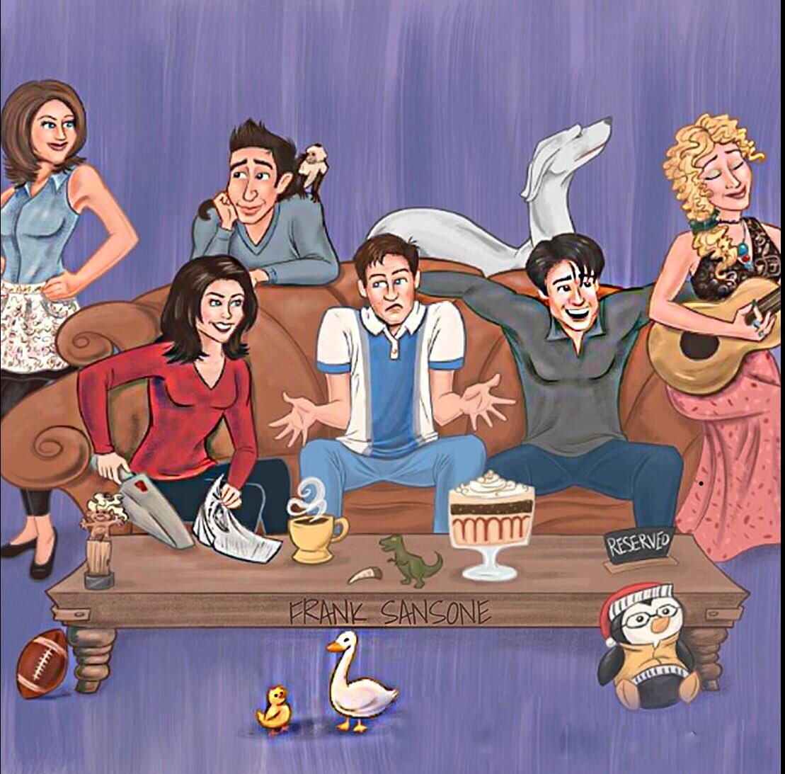 Арты по сериалу друзья