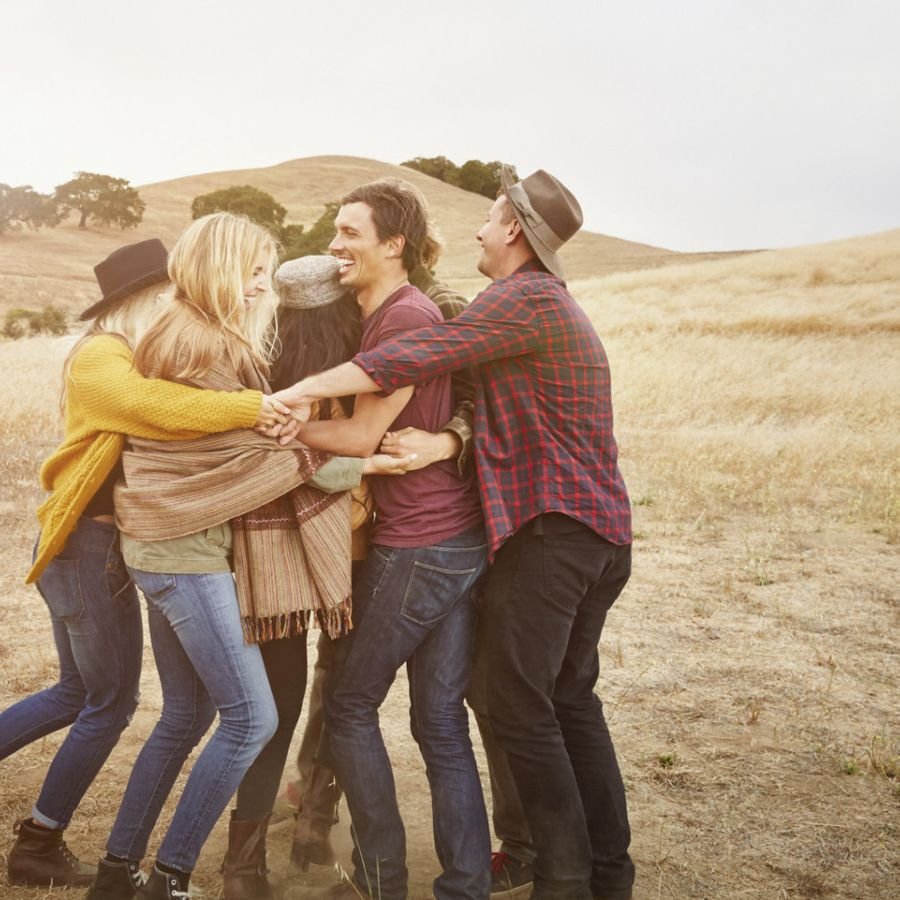 Объятия друзей