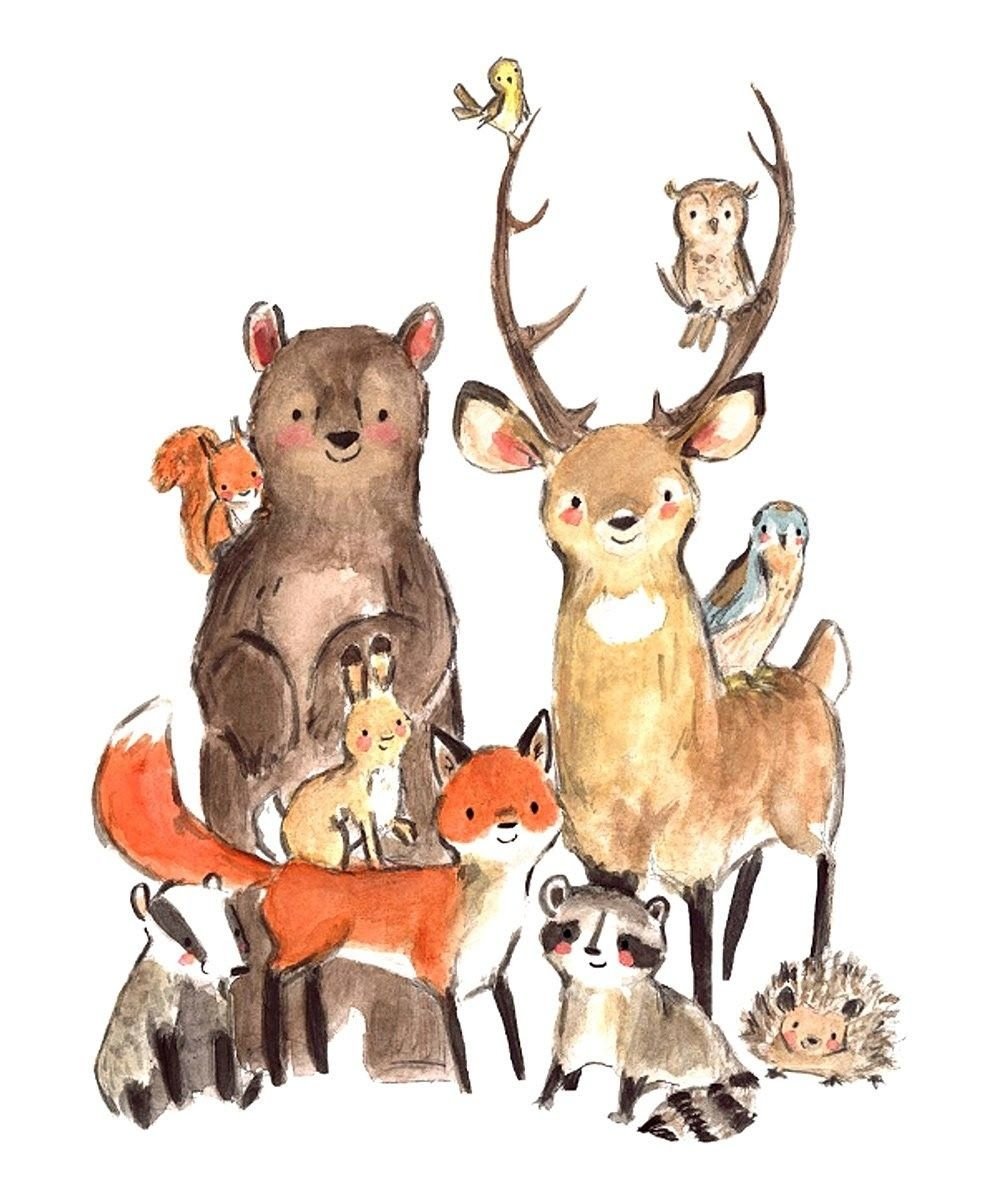 Звери иллюстрация