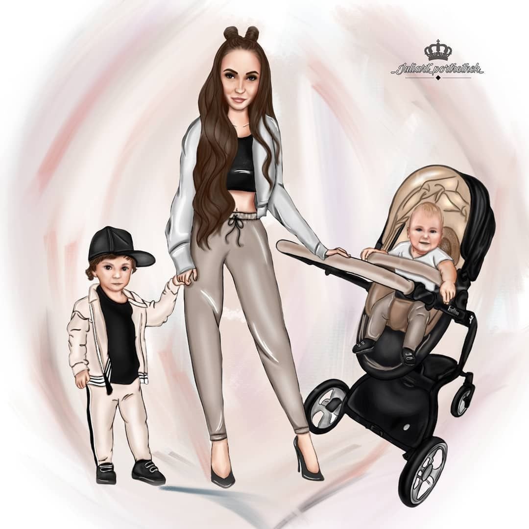 Рисунок ко Дню матери