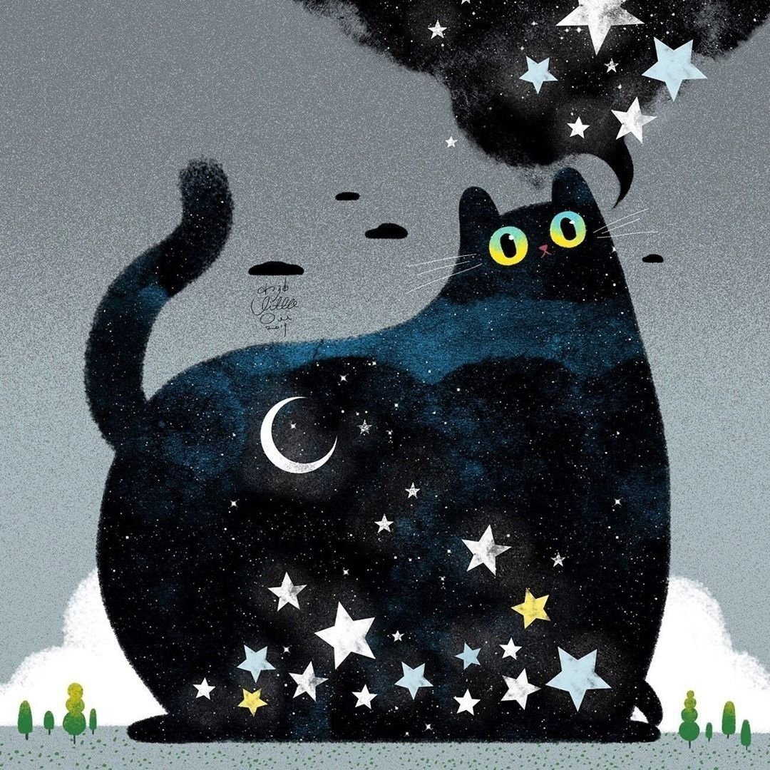 Сладких снов кошечка