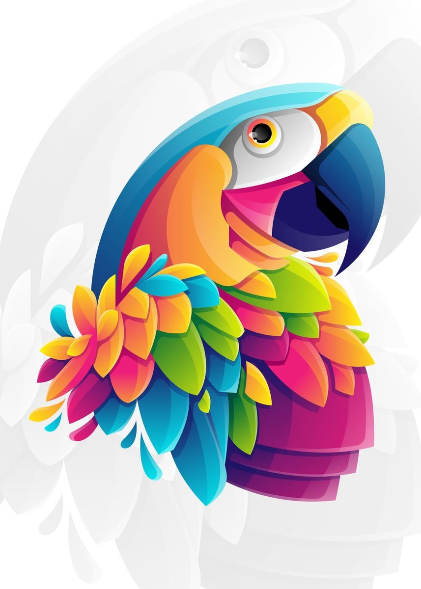 Попугай диджей