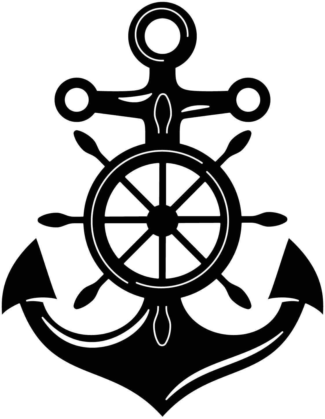 Штурвал трафарет