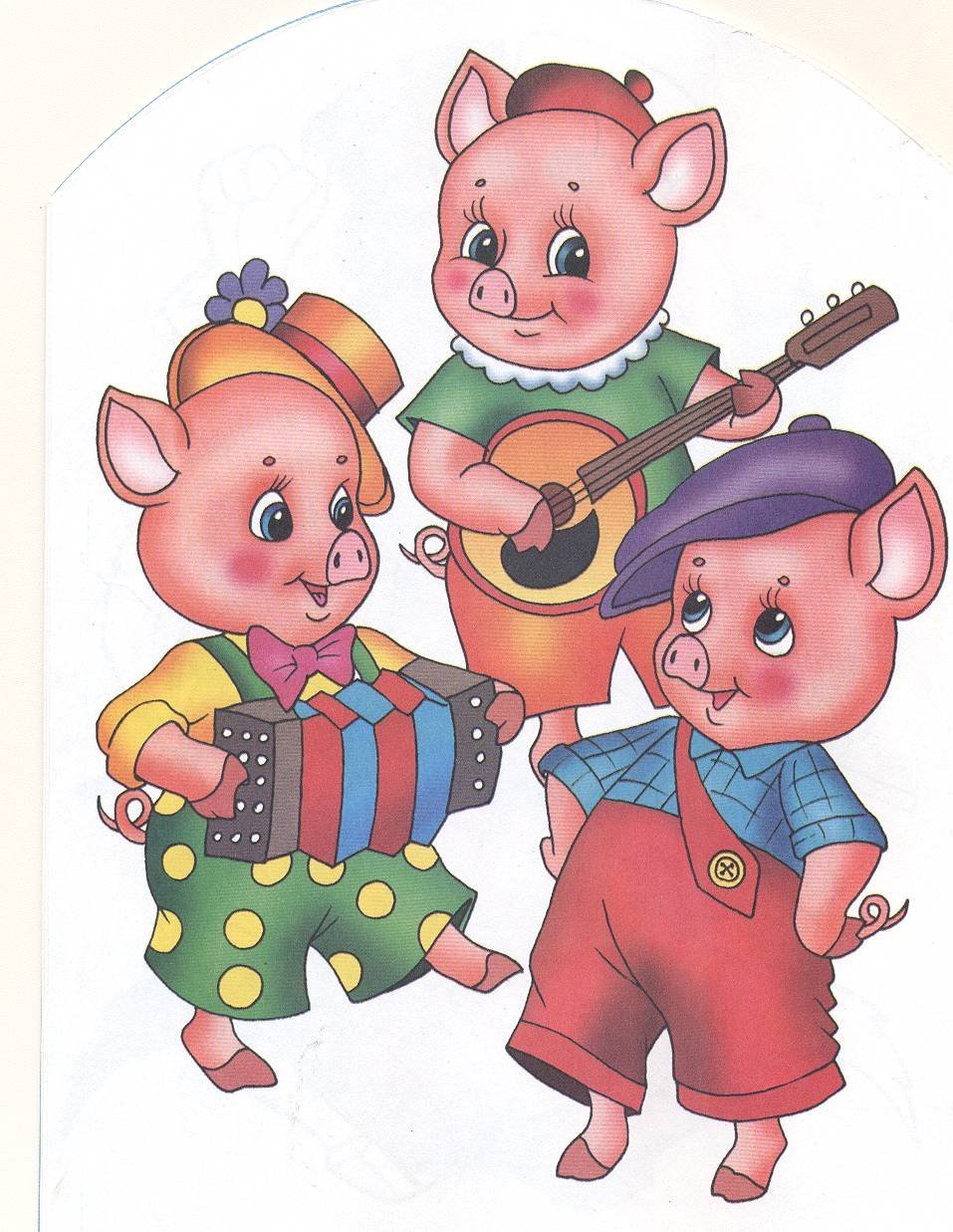 Фланелеграф три поросенка