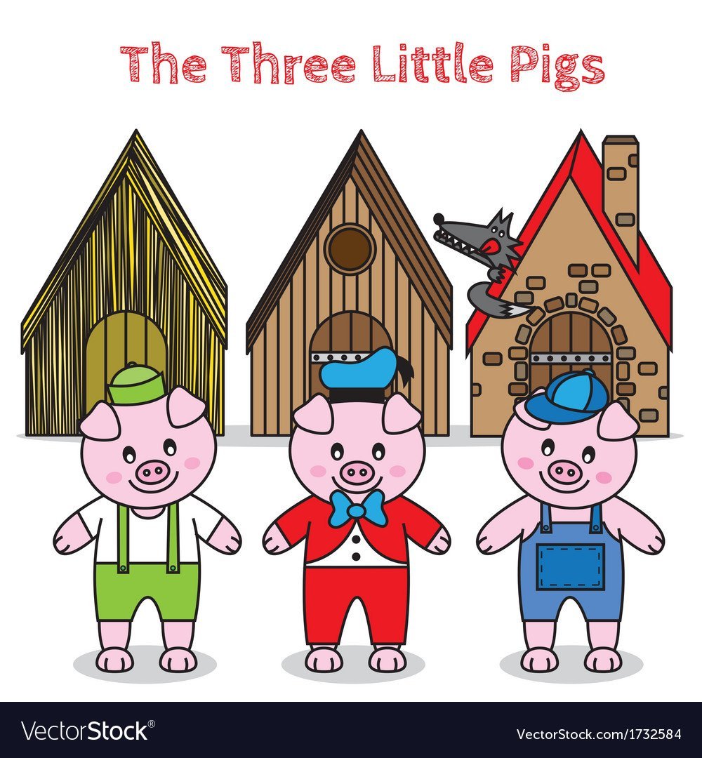 Три поросенка арт