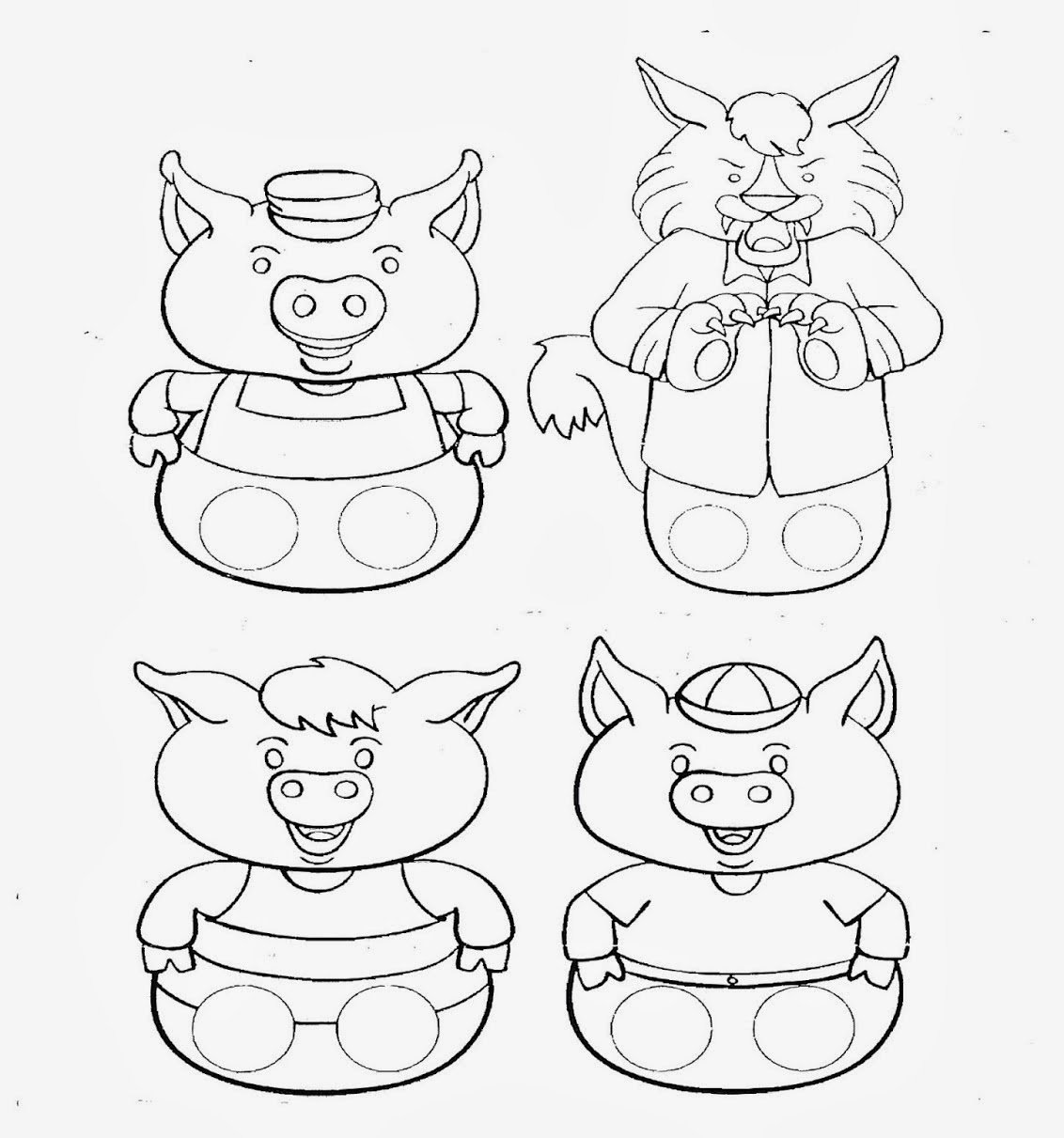 Пальчиковый театр три поросенка