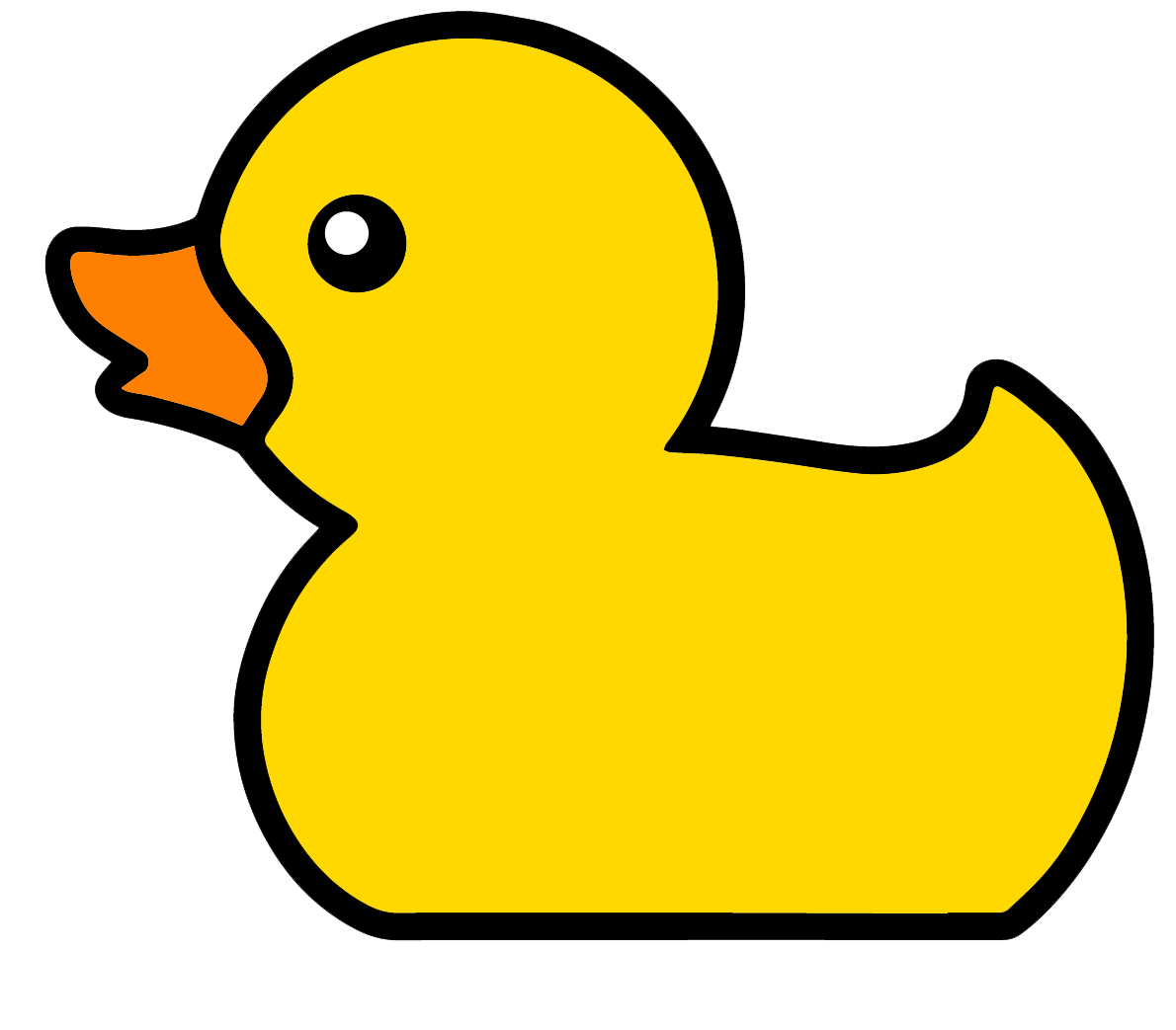 Утенок картинка для детей раскраска