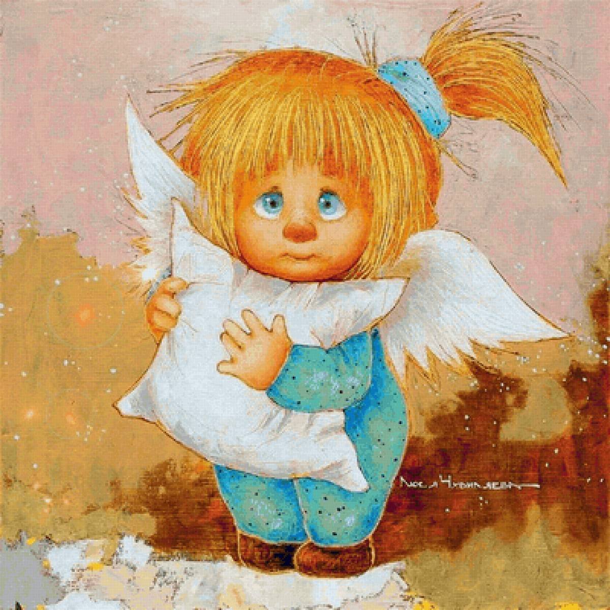 Доброй ночи ангела ко сну