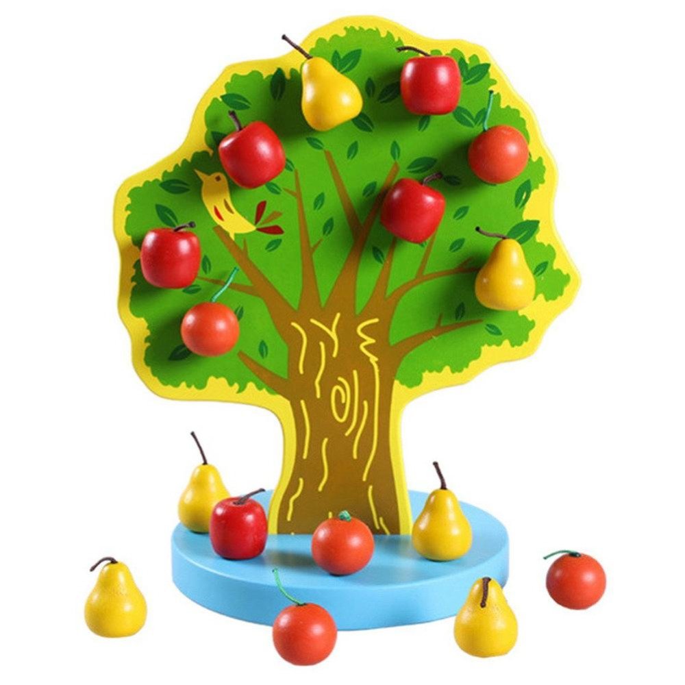 Яблоня с яблоками карикатура