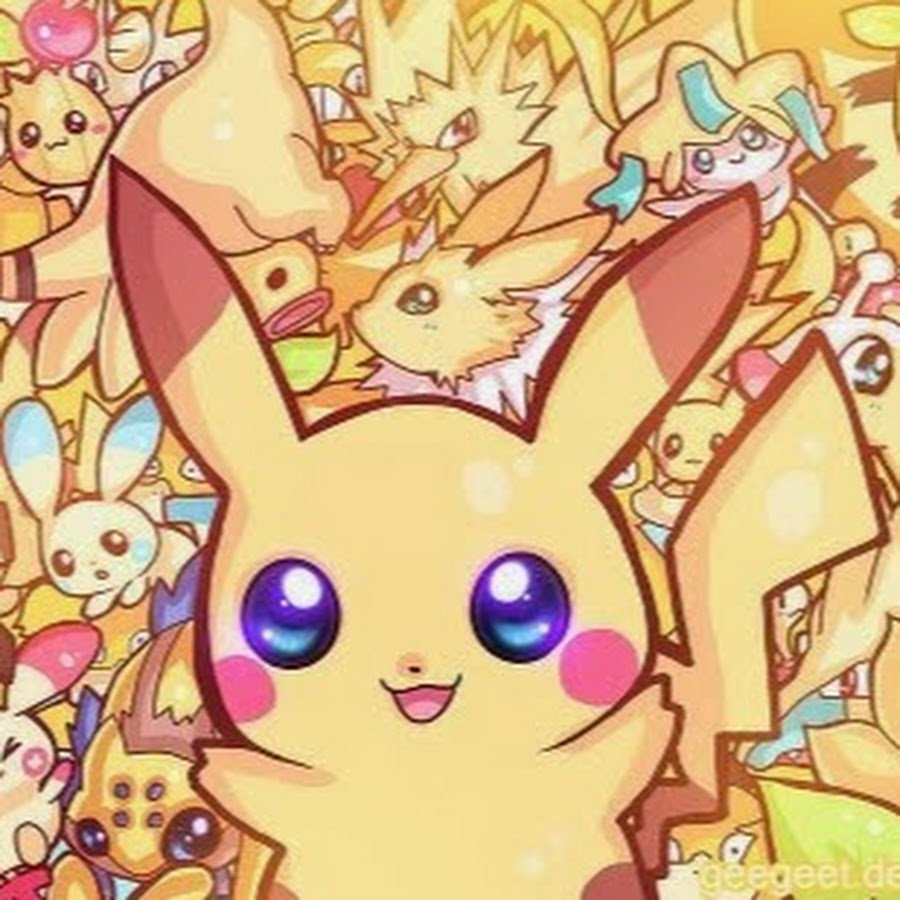 Пикачу коллаж