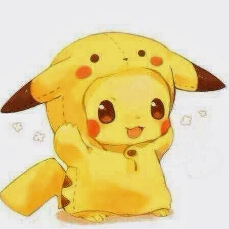 Аниме милый покемон Пикачу