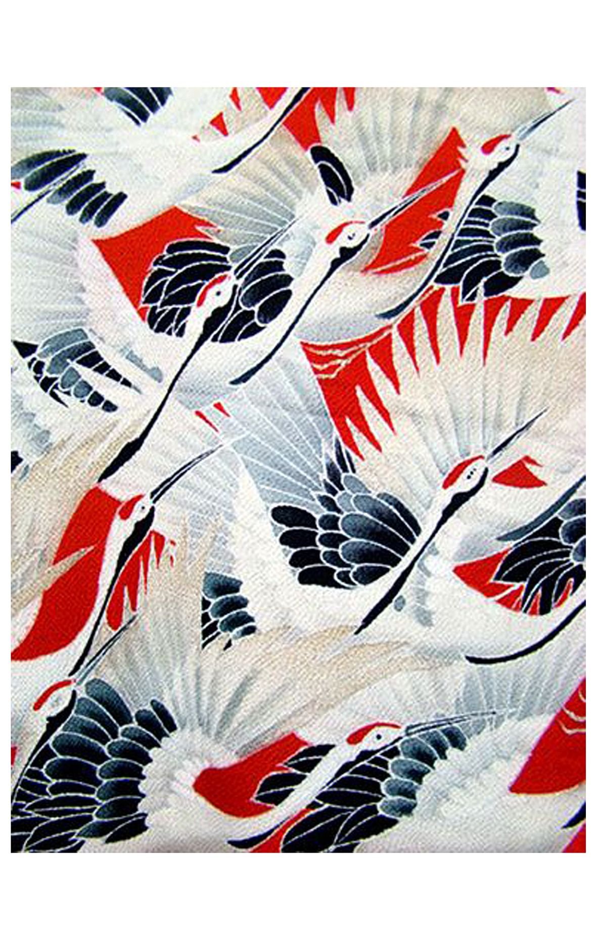 Японский орнамент Журавли