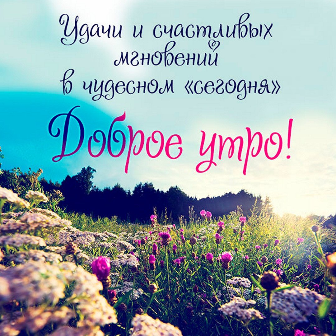 Доброго воскресного утра и хорошего