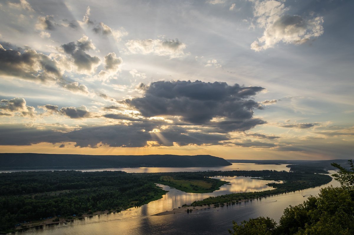 Река Волга Самара