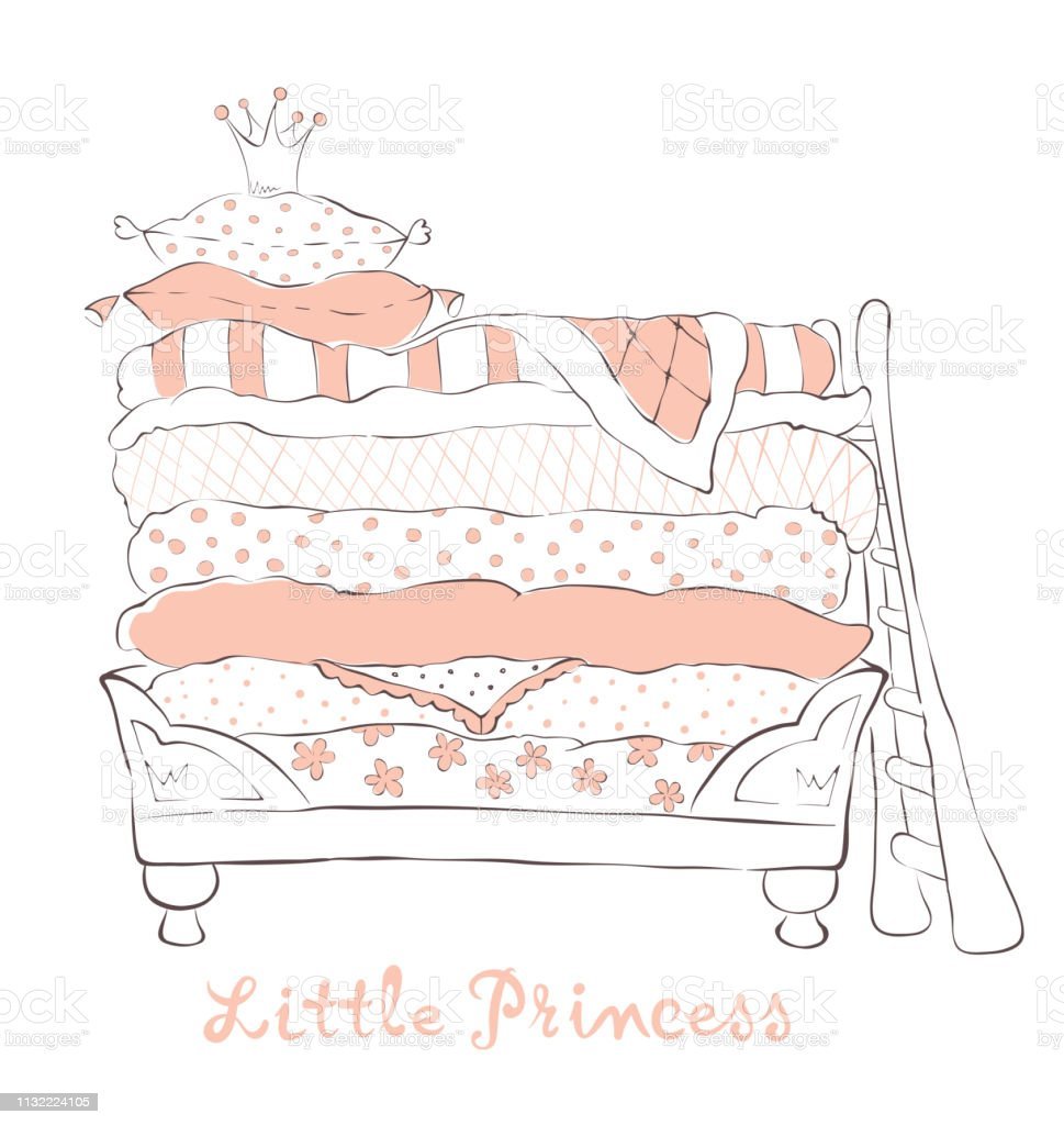 Кроватка принцессы на горошине