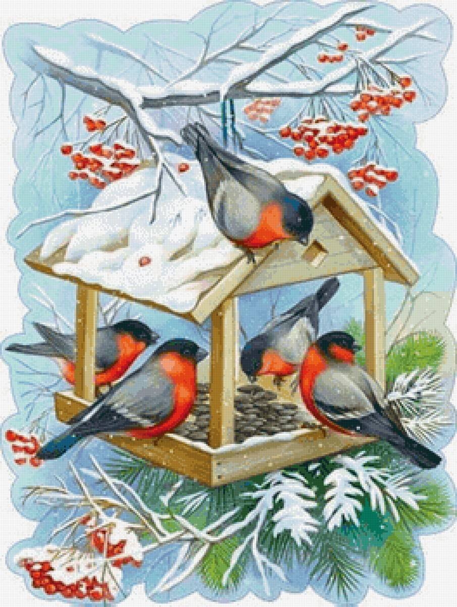 Кормушка для птиц Снегирь