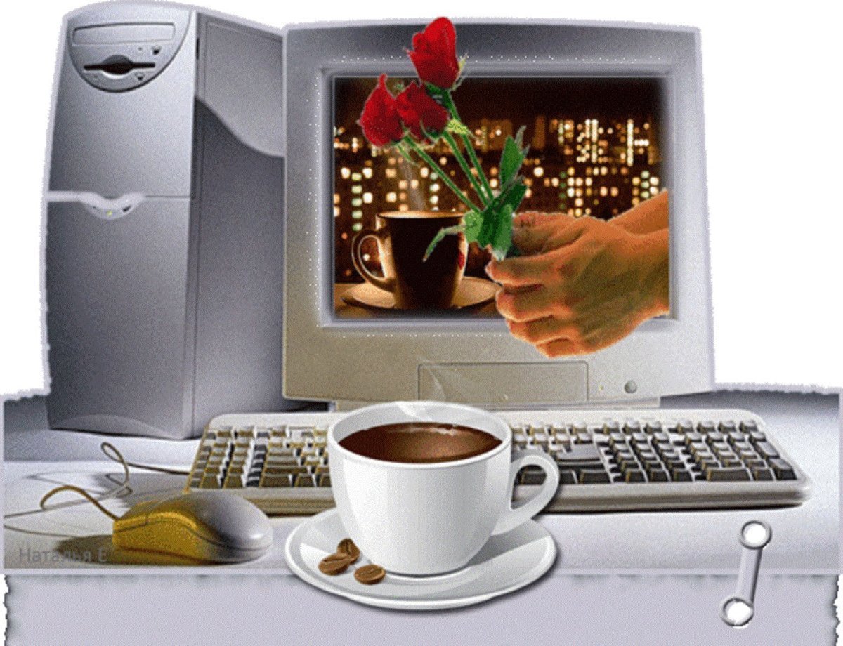 Открытки приветик от меня букетик