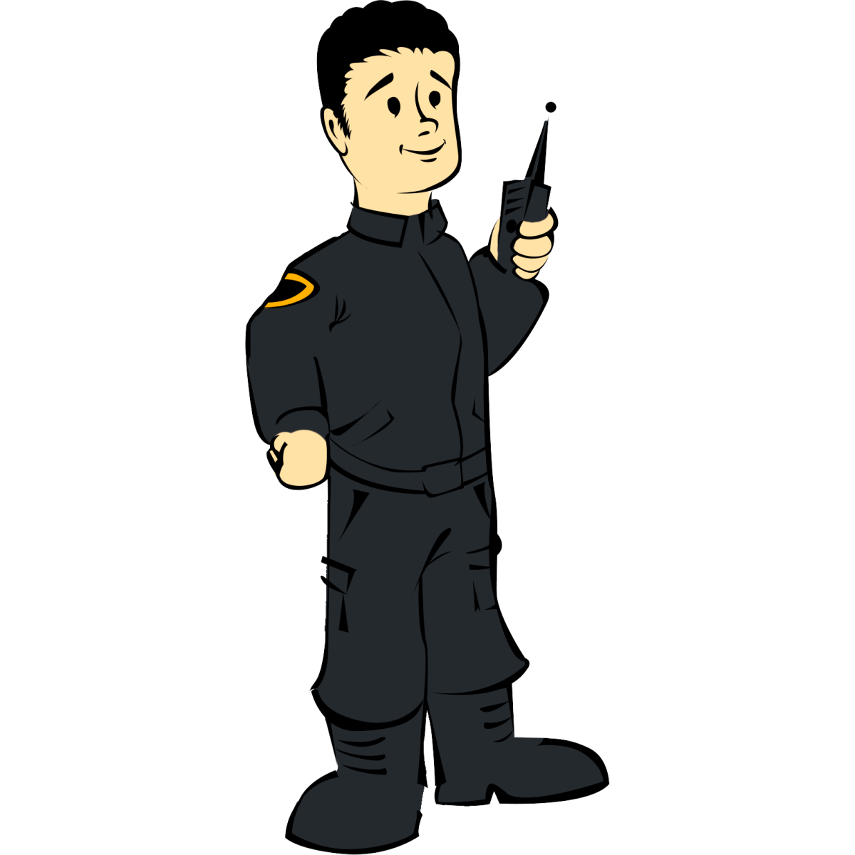 Охранник мультяшный