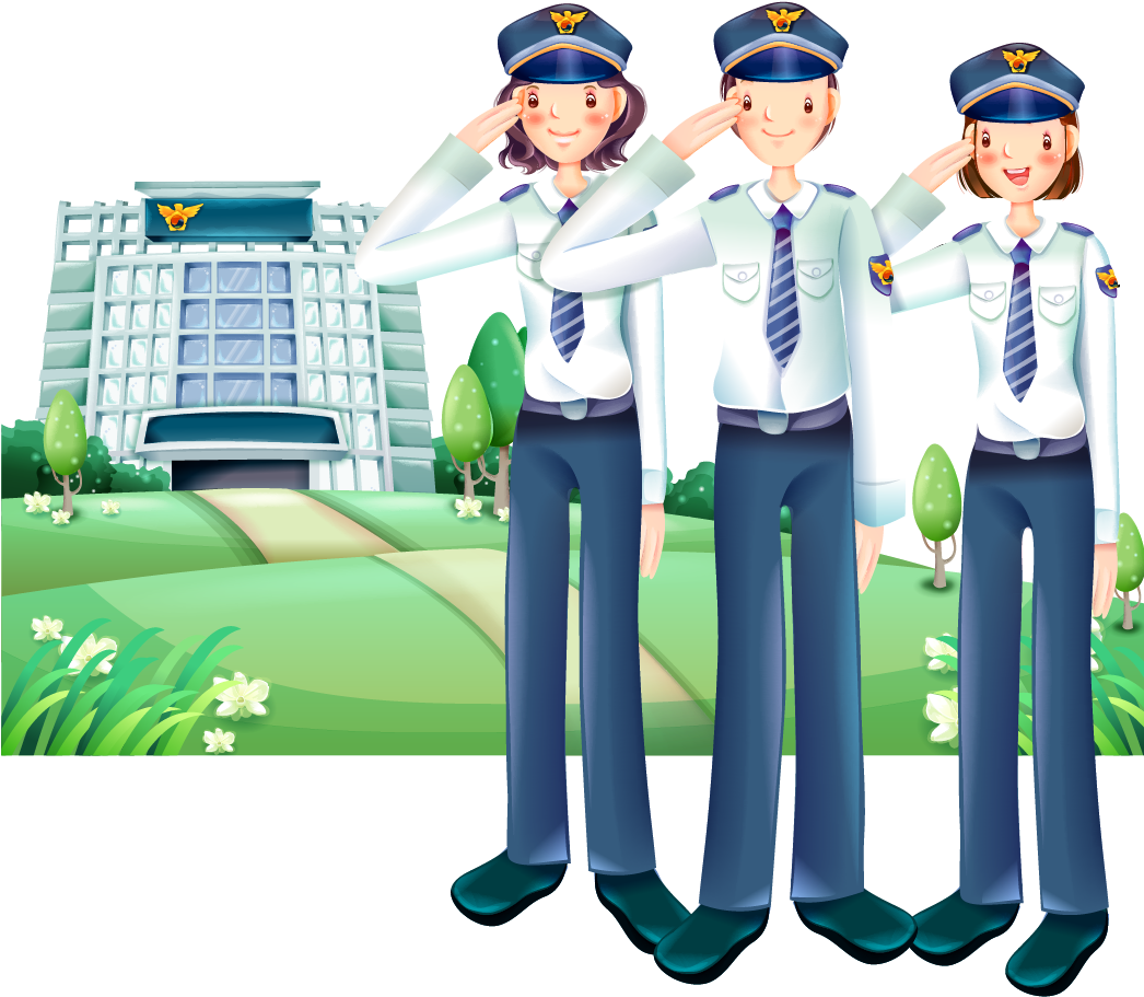 Милиционер фон