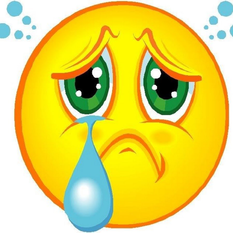 Плачущий смайлик