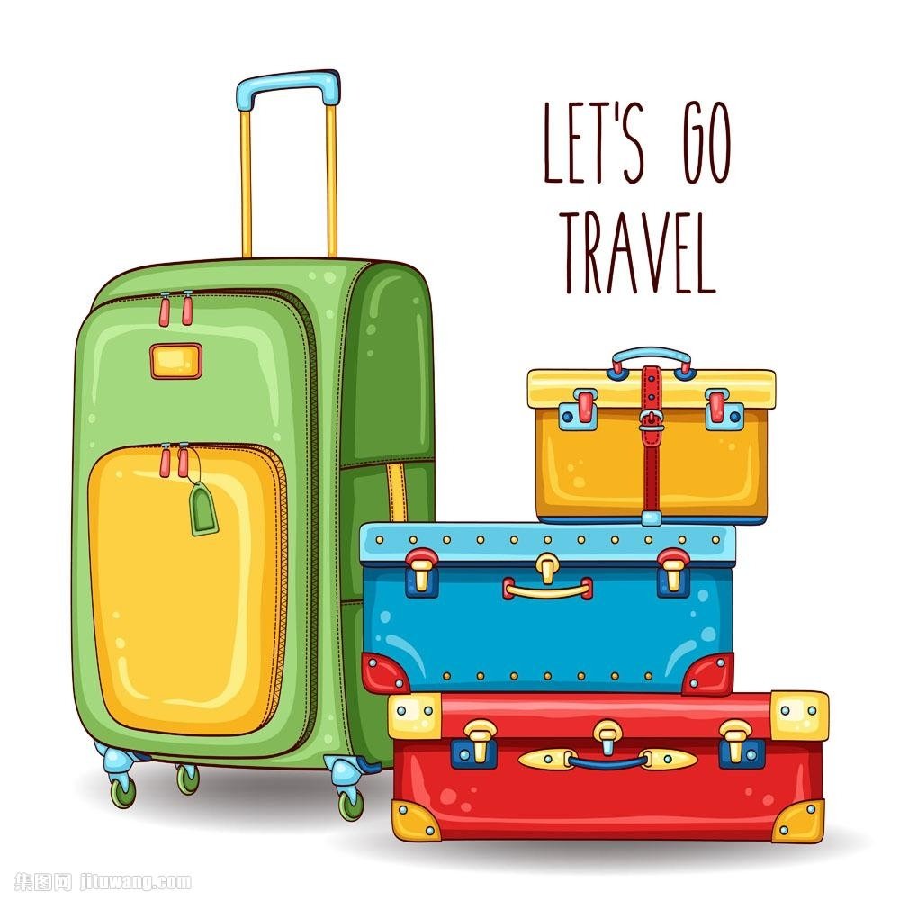 Мультяшный чемодан для путешествий