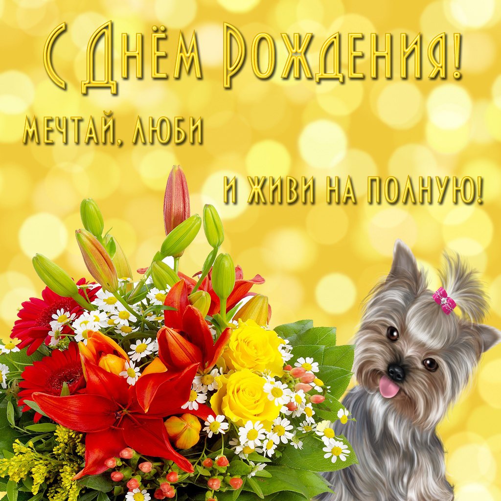 С днём рождения женщине