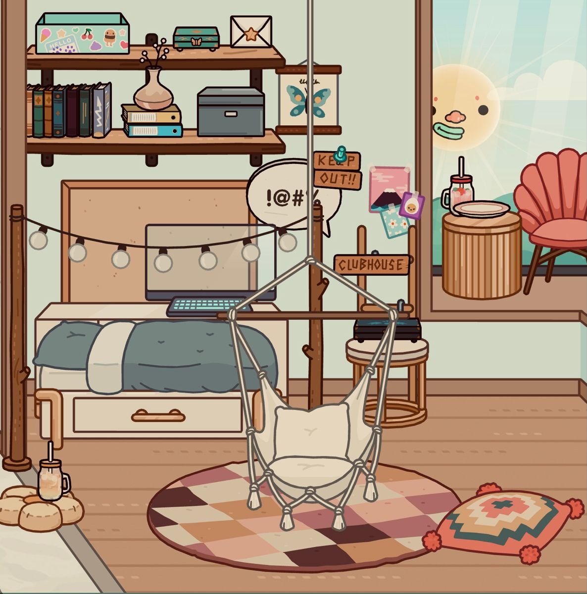 Toca boca комнаты