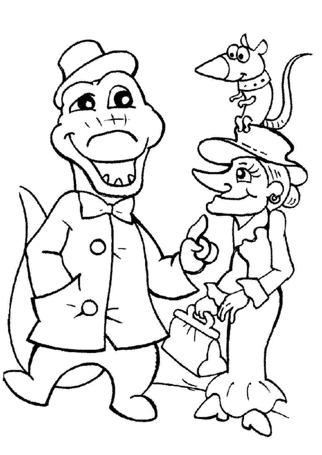 Рисунок Чебурашки и гены