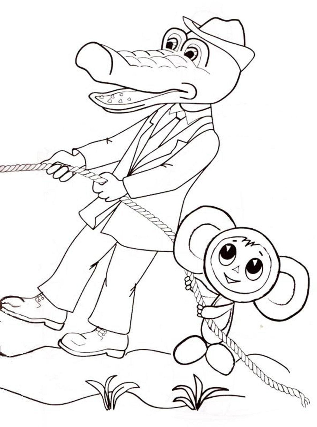 Чебурашка и крокодил Гена мультфильм