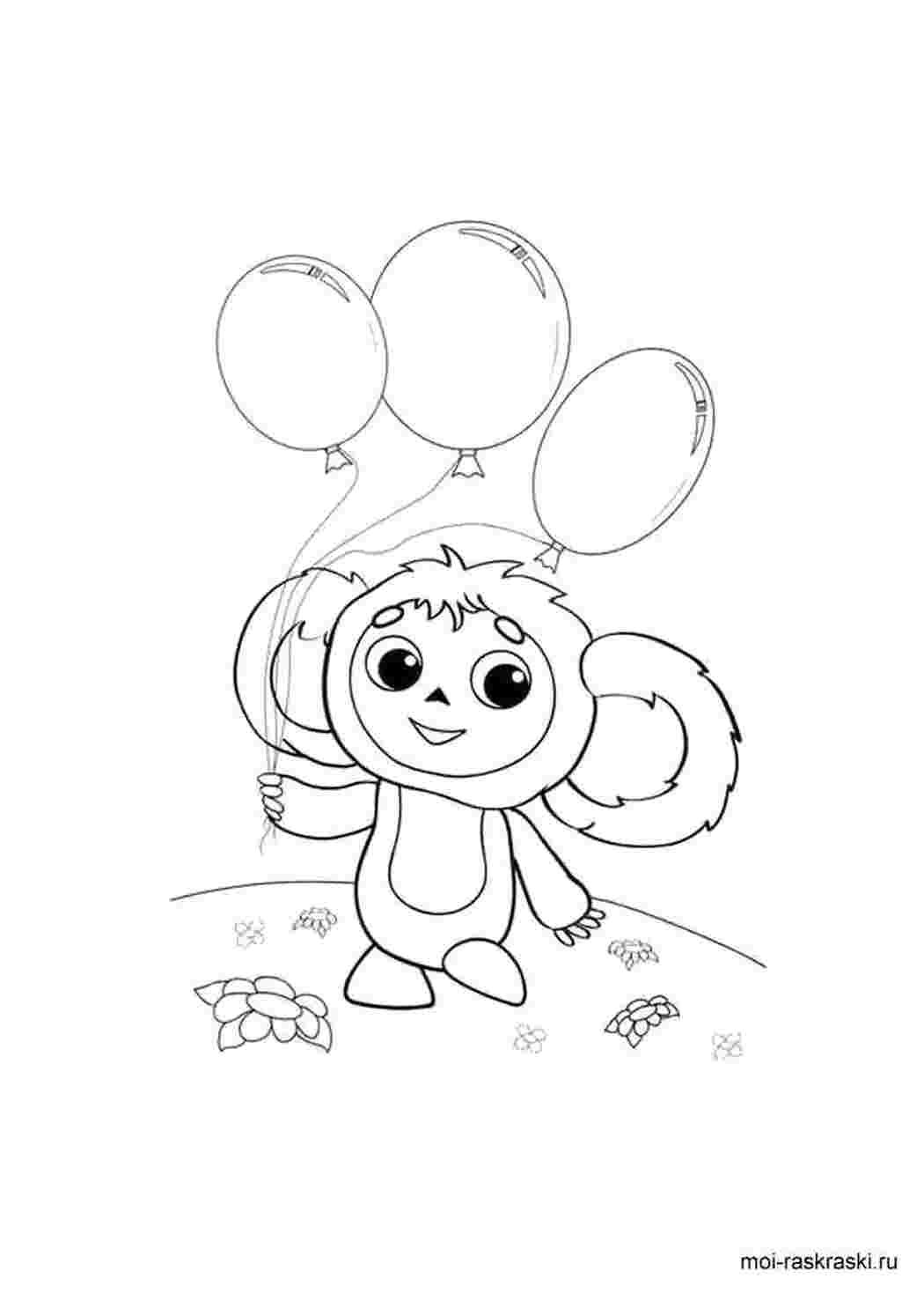 Как нарисовать Чебурашку детского