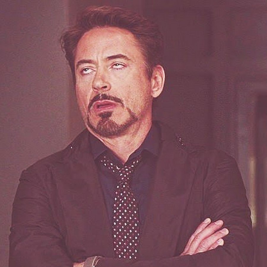 Роберт Дауни младший закатывает глаза