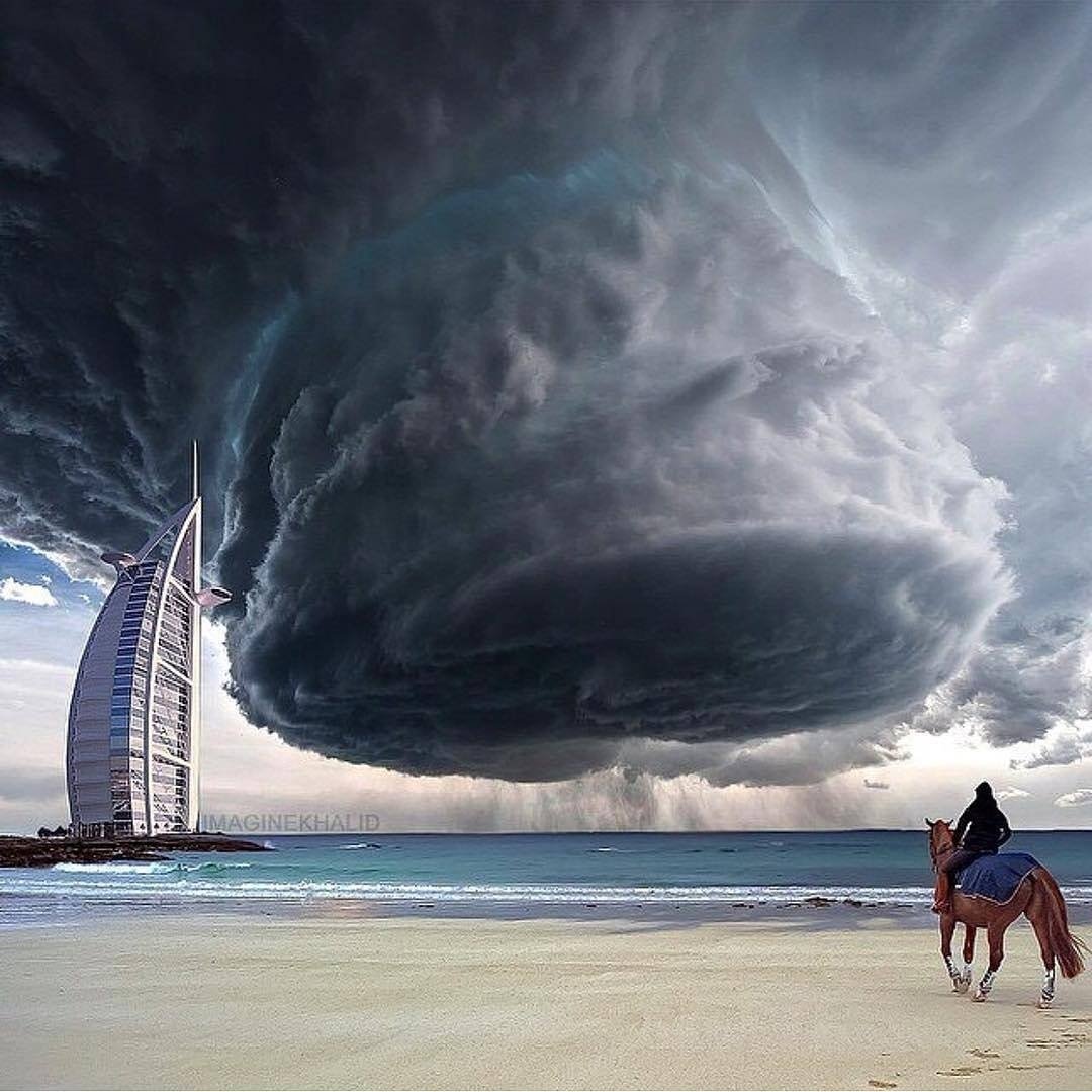 Пыльная буря в Астрахани 2021